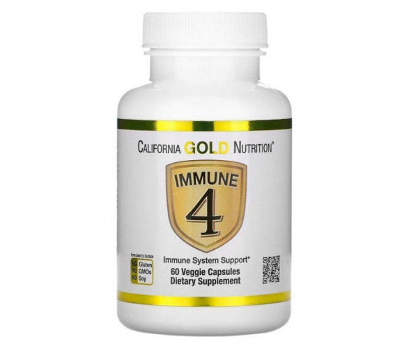 Витаминно-минеральный комплекс California Gold Nutrition Immune 4 60 капсул