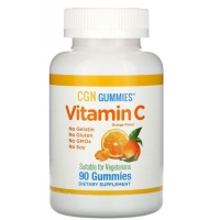 Витамин C для детей California Gold Nutrition натуральный апельсиновый вкус 90 жевательных таблеток