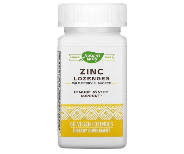 Цинк цитрат Nature's Way 23 мг 60 леденцов