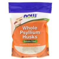 Псиллиум цельная оболочка семян подорожника Now Foods 454 г