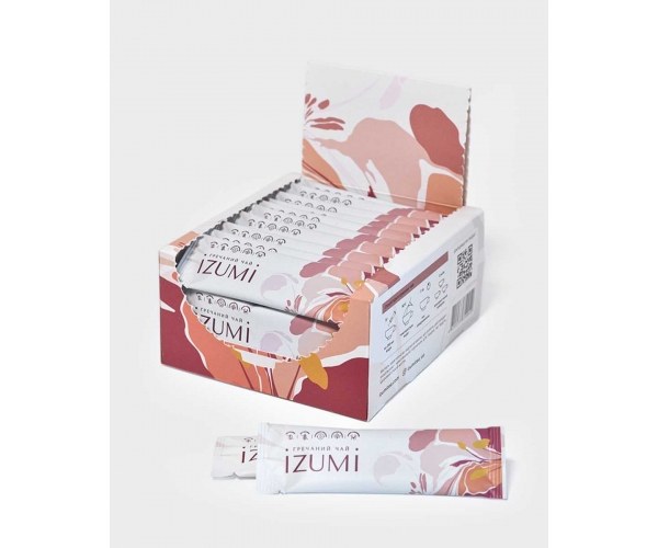 Зеленый Гречишный чай IZUMI в стиках по 5 г, 25 стиков