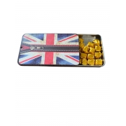 Чай Ча-гао Шу Пуэр в жестяной коробке Union Jack Смола Пуэра шу без добавок NarodFarma 20 порций