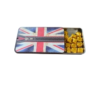 Чай Ча-гао Шу Пуэр в жестяной коробке Union Jack Смола Пуэра шу без добавок NarodFarma 20 порций