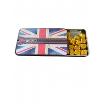 Чай Ча-гао Шу Пуэр в жестяной коробке Union Jack Смола Пуэра шу без добавок NarodFarma 20 порций