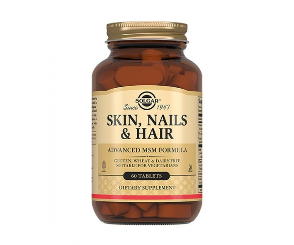 Витамины Solgar для кожи, ногтей и волос (Skin, Nails, Hair) 60 таблеток
