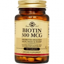 Biotin Solgar 300 мкг 100 таблеток
