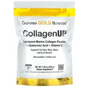Морской коллаген California Gold Nutrition c гиалуроновой кислотой и витамином C 206 г